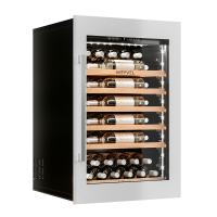 Винный шкаф Meyvel MV52PRO-KWB1 встраиваемый в колонну с белой рамой